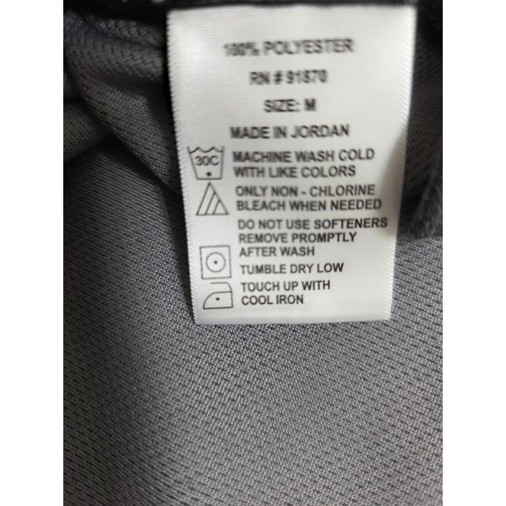 1/4 Zip Pullover  in Gray, Pebble Beach Dry-Luxe Performance ,Medium - Picture 8 of 8